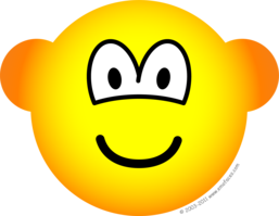 Grote oren emoticon