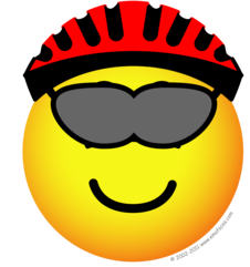 Fietser emoticon