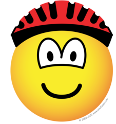 Fietser emoticon