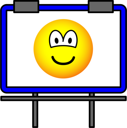 Billboard emoticon