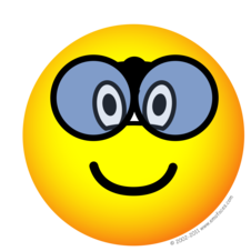 Verrekijker emoticon