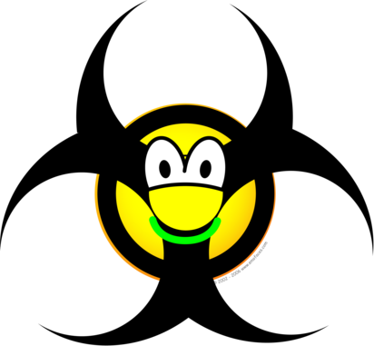 Biohazard emoticon