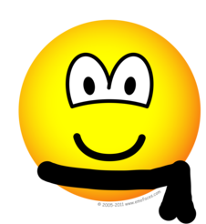 Zwarte band emoticon