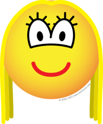 Blonde emoticon