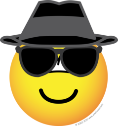 Blues brother emoticon