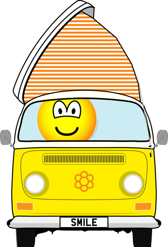 Kampeerauto emoticon