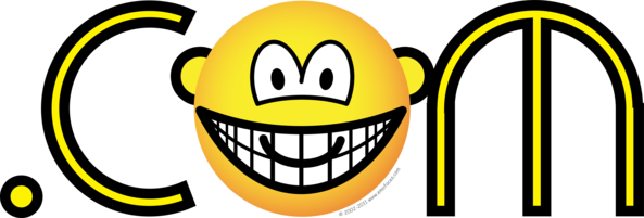 Dot com emoticon