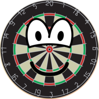 Dartboard emoticon