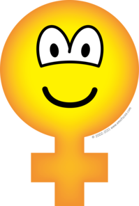 Vrouwlijke emoticon