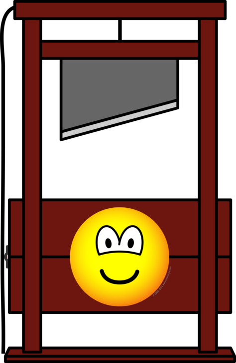 Guillotine emoticon
