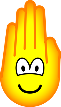 Hand emoticon