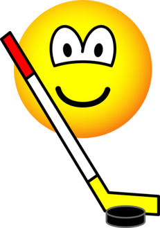 Ijs hockey emoticon