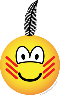 Indiaan emoticon