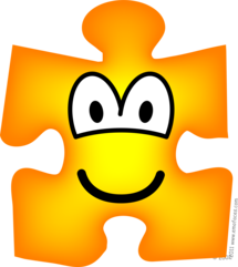 Puzzelstuk emoticon