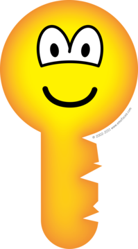 Sleutel emoticon