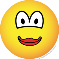 Kussende emoticon