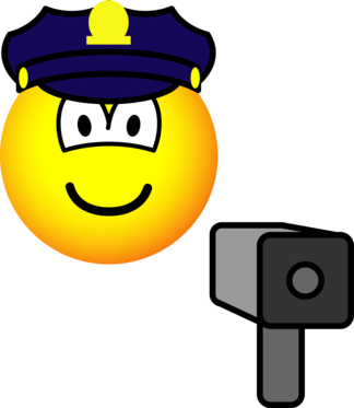 Laser detector emoticon