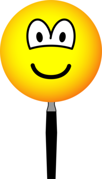Vergrootglas emoticon