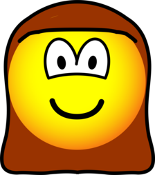 Lang harige emoticon