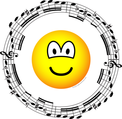 Muziekale emoticon