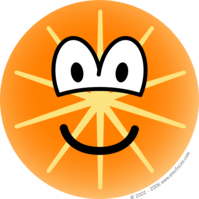 Sinaasappel emoticon