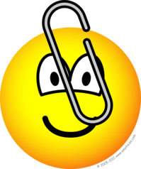 Gepaperclipte emoticon