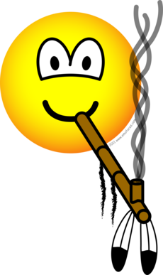 Peacepipe emoticon