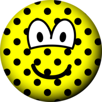 Polka stippen emoticon
