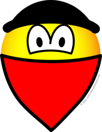 Protesterende emoticon