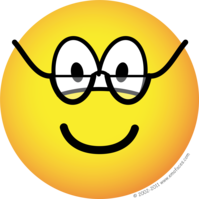 Leesbril emoticon