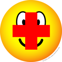 Rode kruis emoticon