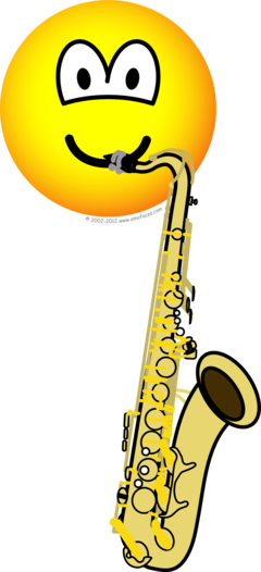 Saxofoon emoticon