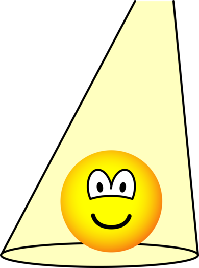 Spotlicht emoticon