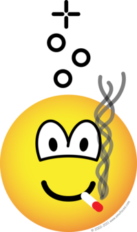 Stoned emoticon