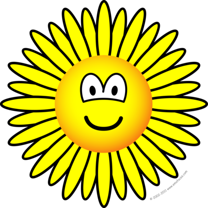 Zonnebloem emoticon