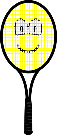 Tennisracket emoticon