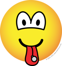 Tong piercing emoticon