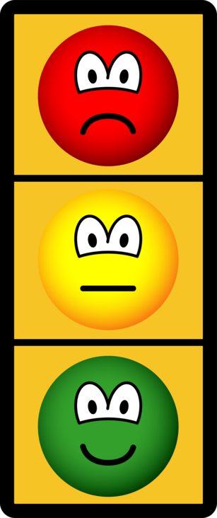 Verkeerslicht emoticon