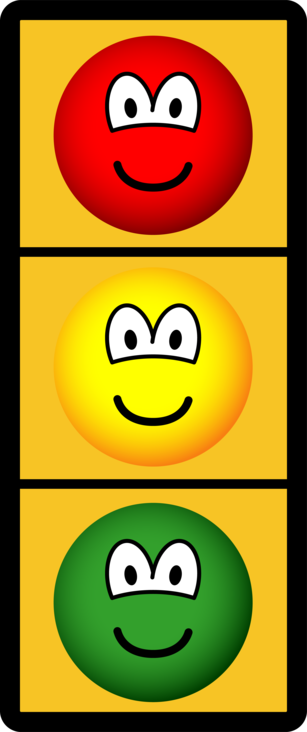 Verkeerslicht emoticon