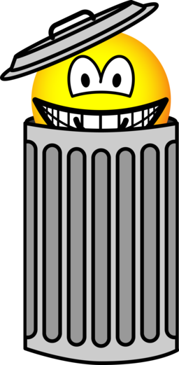 Vuilnisbak emoticon