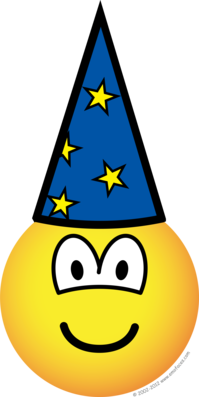 Tovenaar emoticon