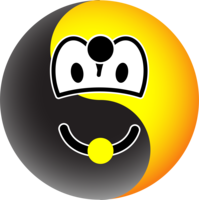 Ying Yang emoticon