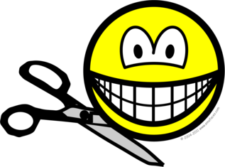 Uitgeknipte smile