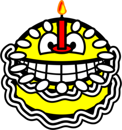 Verjaardagstaart smile