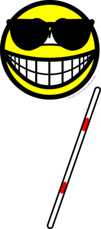 Blinde smile