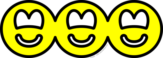 Uitgeknipte smilies