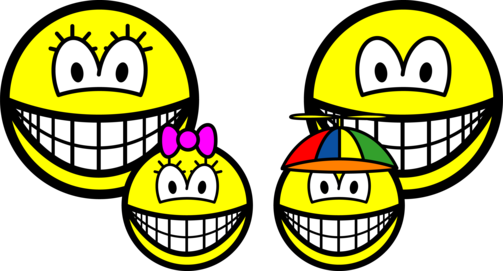 Familie smile