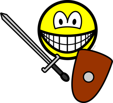 Zwaard vechtende smile