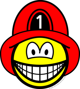 Brandweerman smile