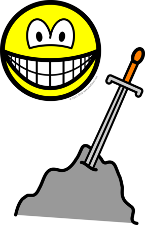 Koning Arthur smile